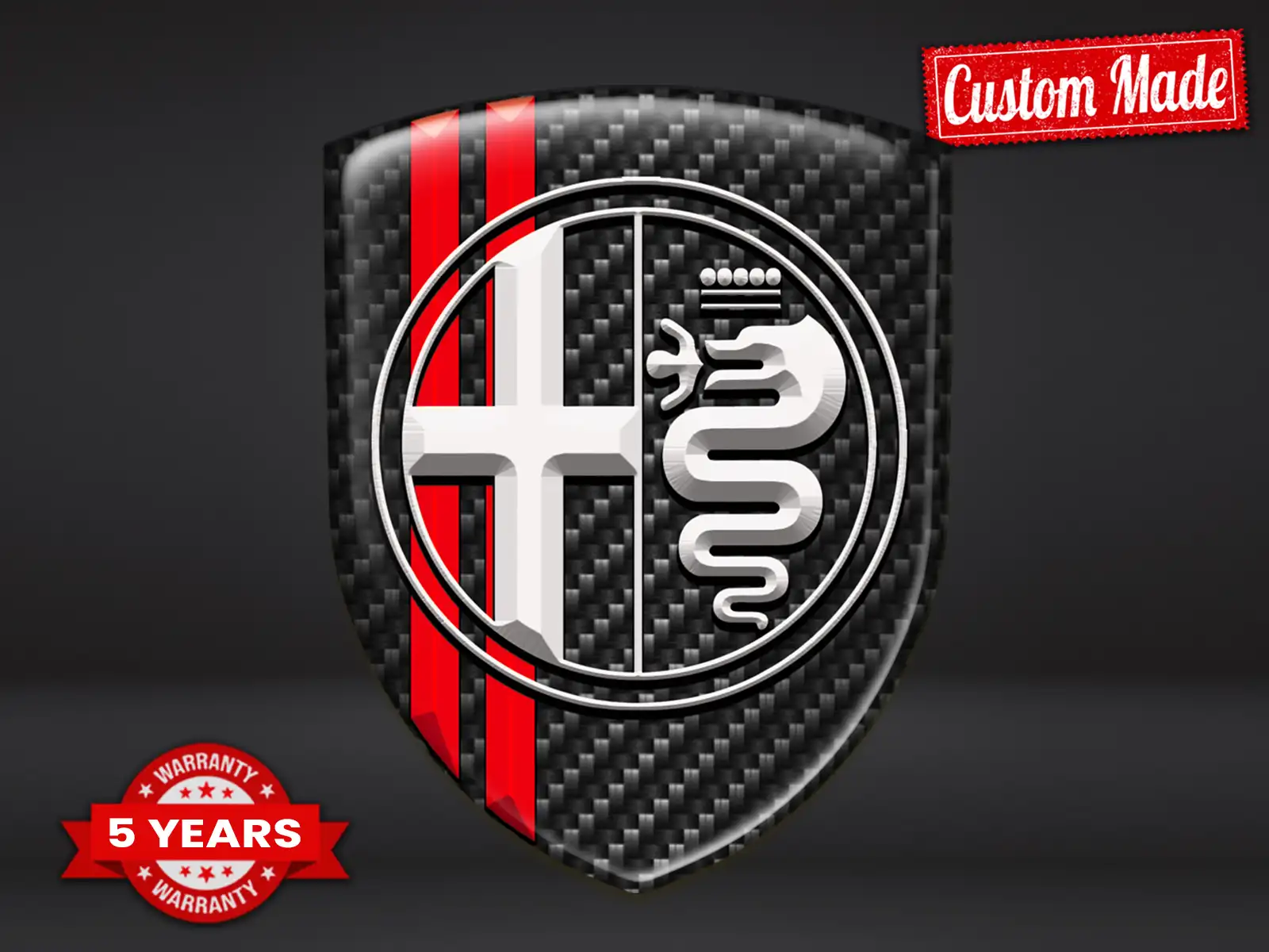 Alfa Romeo Impresión Parachoques Alta Calidad Resistente Moderna